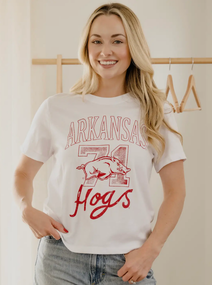 Arkansas Razorbacks 71 Mascot Perfect Tee