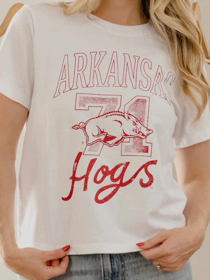 Arkansas Razorbacks 71 Mascot Perfect Tee