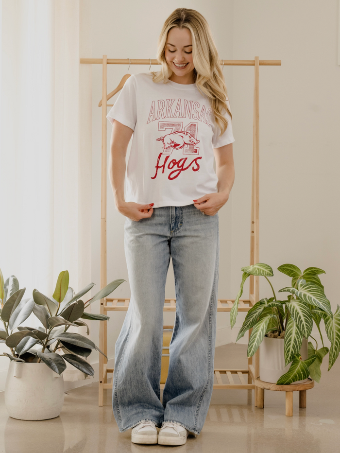 Arkansas Razorbacks 71 Mascot Perfect Tee