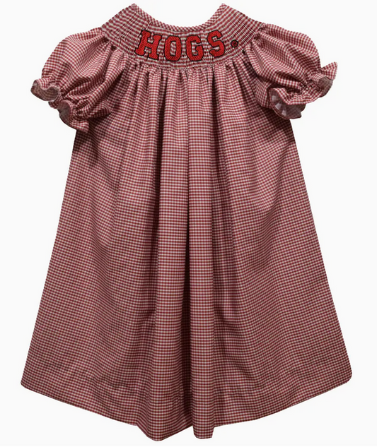 Arkansas Razorbacks Smocked Dress