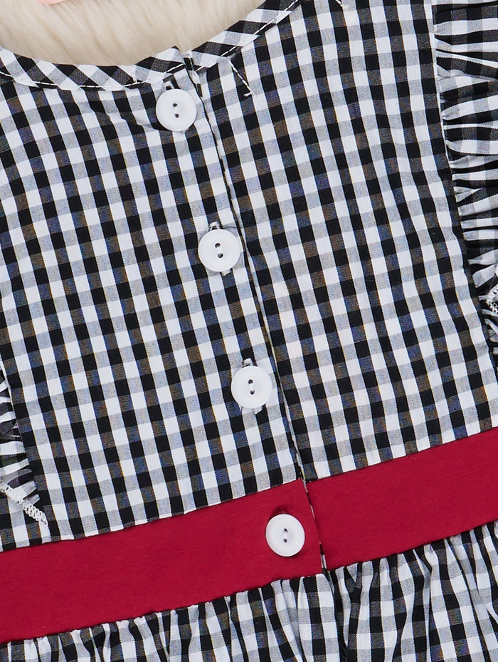Arkansas Smocked Gingham Dress