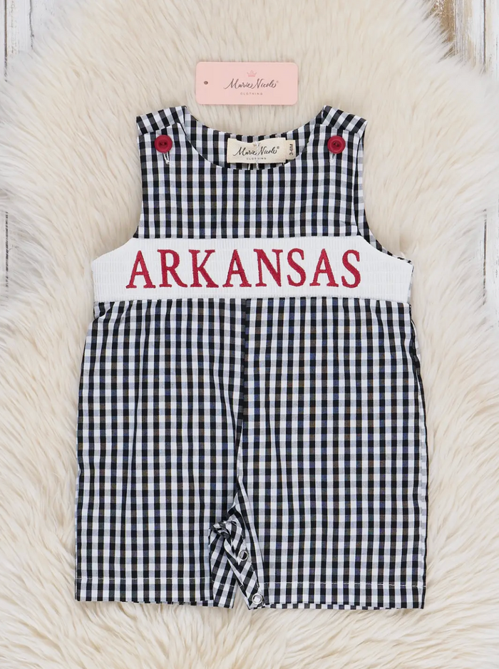 Arkansas Smocked Gingham Johnny
