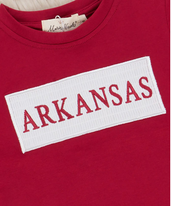 Arkansas Smocked Gingham Short Set