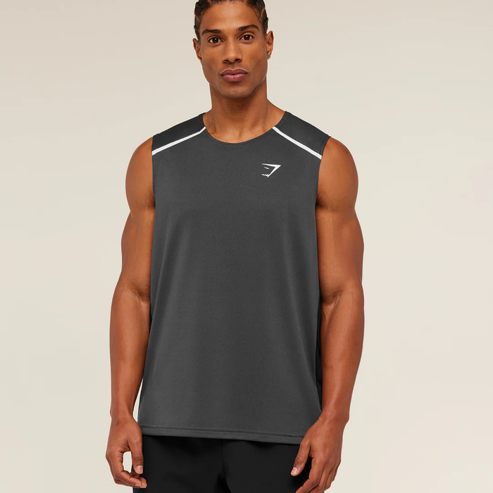 Arrival Contrast Tank - Grey/Black