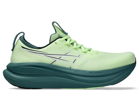 Asics | Gel-Nimbus 28 | Illuminate Yellow / Foggy Teal | Heren