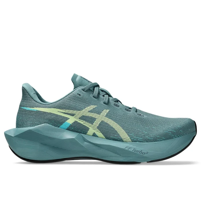 Asics | Novablast 6 | Foggy Teal / Illuminate Yellow | Heren