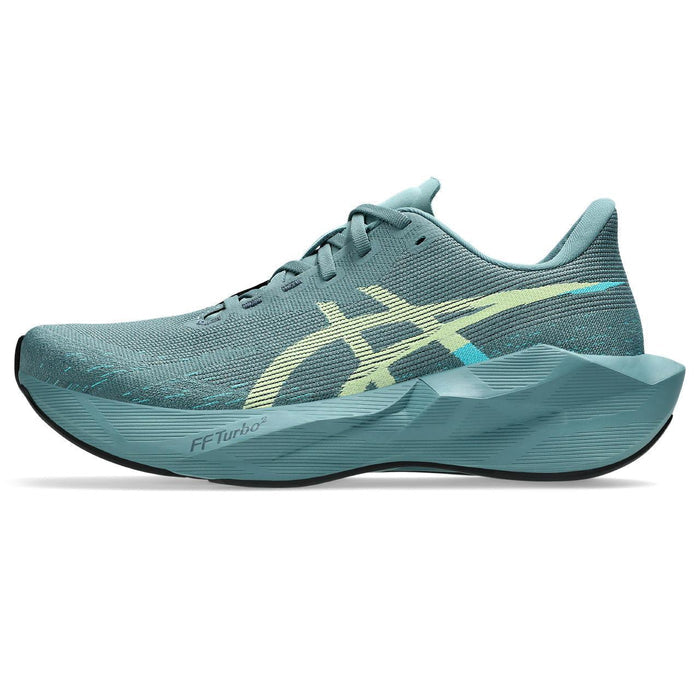 Asics | Novablast 6 | Foggy Teal / Illuminate Yellow | Heren
