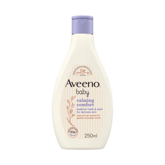 Aveeno Baby Calming Comfort Bedtime Bath & Wash For Delicate Skin 250ml