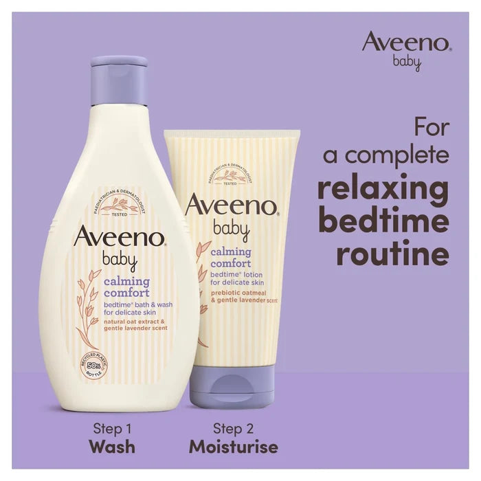 Aveeno Baby Calming Comfort Bedtime Bath & Wash For Delicate Skin 250ml