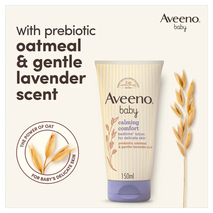 Aveeno Baby Calming Comfort Bedtime Lotion For Delicate Skin 150ml