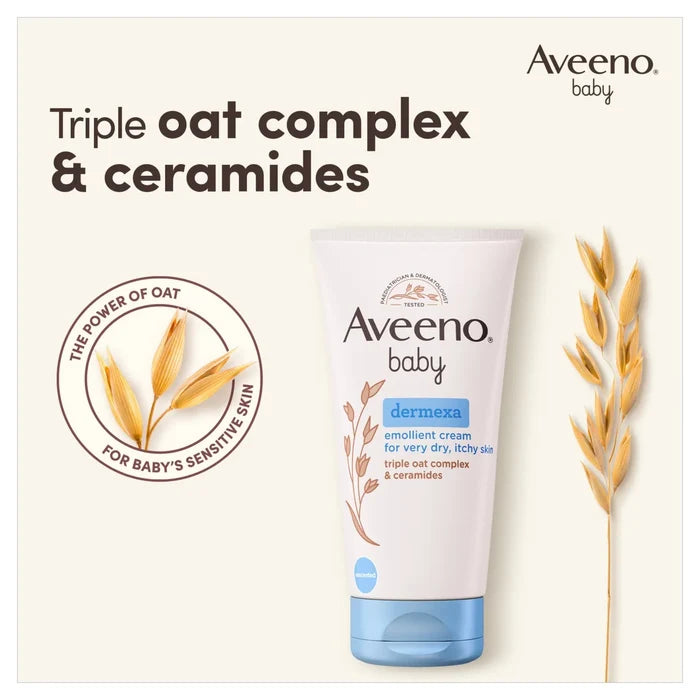 Aveeno Baby Dermexa Emollient Cream For Very Dry, Itchy Skin 150ml