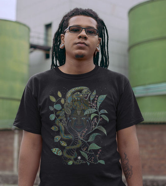 Aya T-Shirt Choice of Colors — visionary art by Symbolika