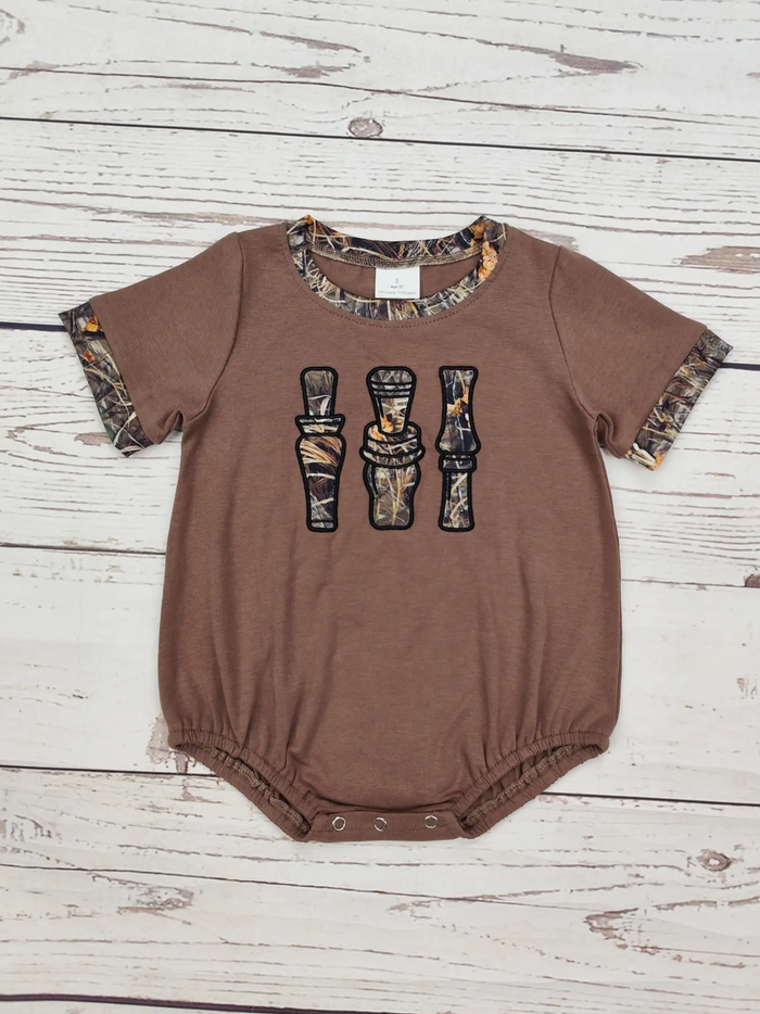 Baby Boys Camo Duck Call Bubble