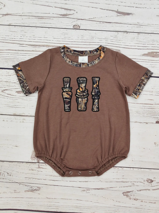 Baby Boys Camo Duck Call Bubble