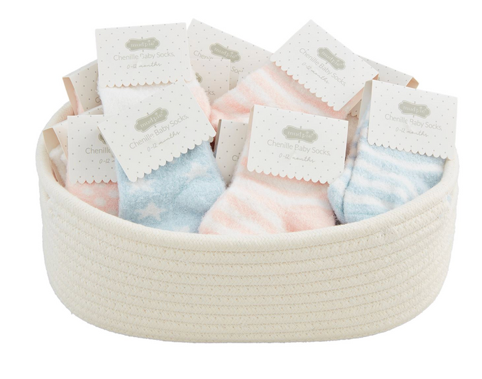 Baby Chenille Socks -Pink