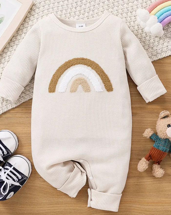 Baby Rainbow Embroidered Jon Jon