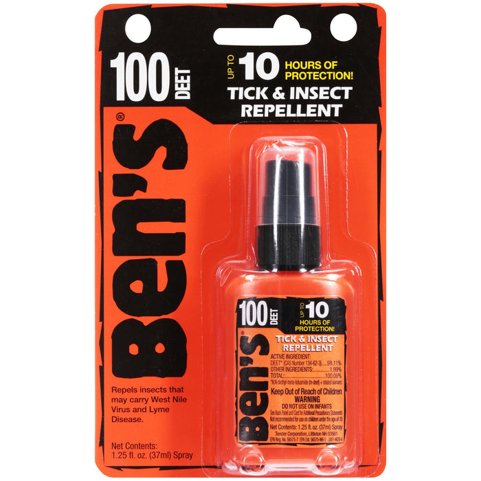 Ben's 100 Tick & Insect Repellent 1.25 oz. Boxed Pump Spray