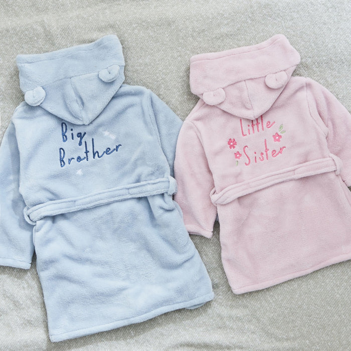 Big Sibling & Little Sibling Asset Fleece Robe Gift Set
