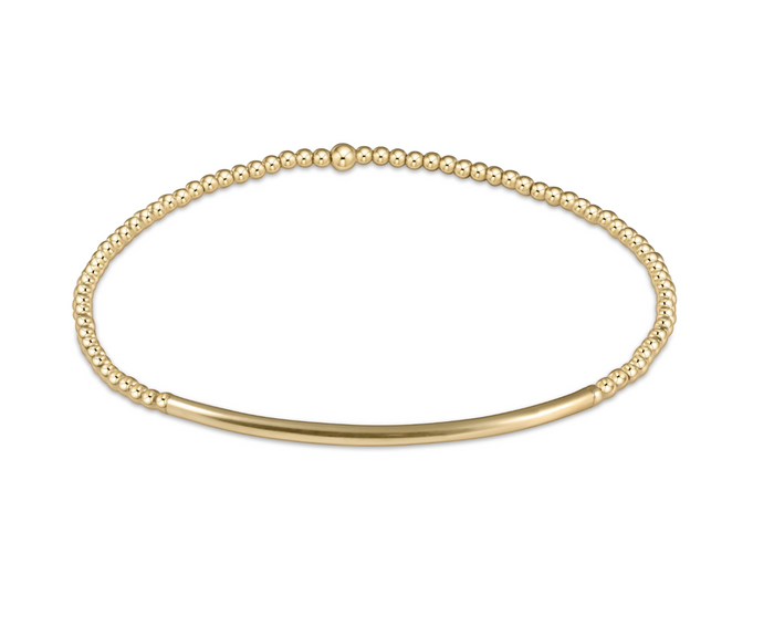 Bliss Bar Gold 2mm Bracelet