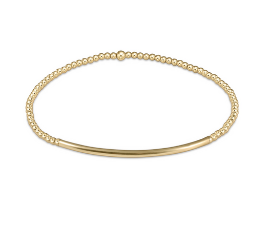 Bliss Bar Gold 2mm Bracelet