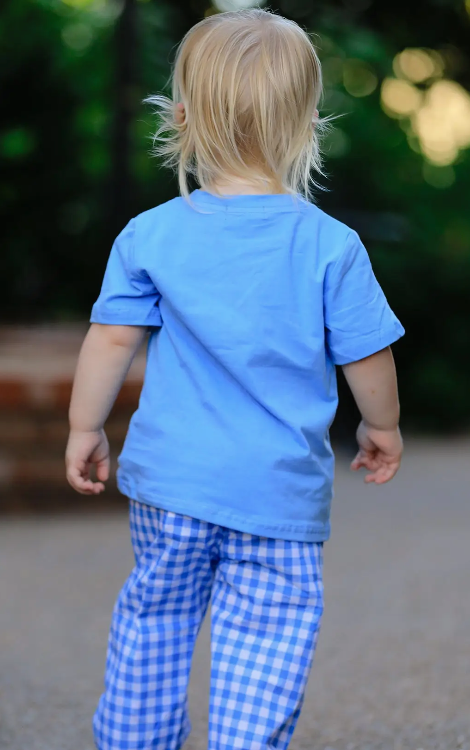Blue Pumpkin Smock Embroidery set