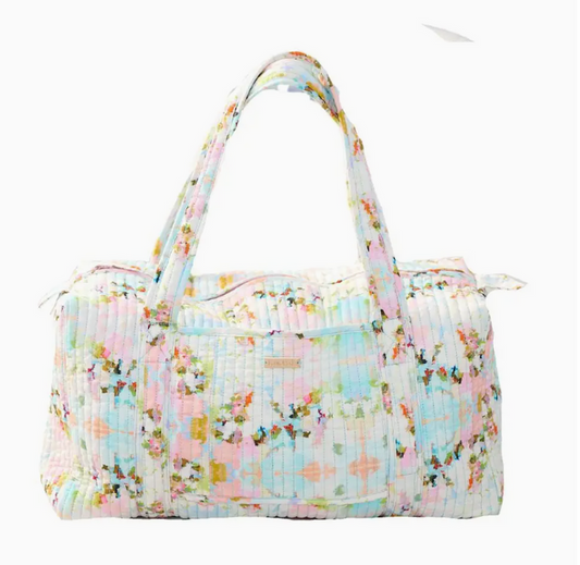 Brooks Avenue Quilted Signature Duffle Bag