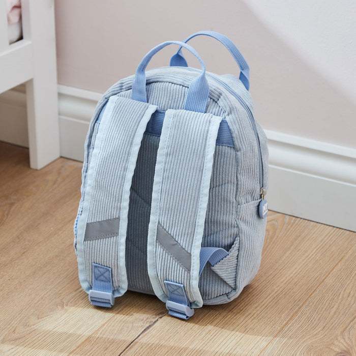 Bumblebee Blue Cord Mini Backpack