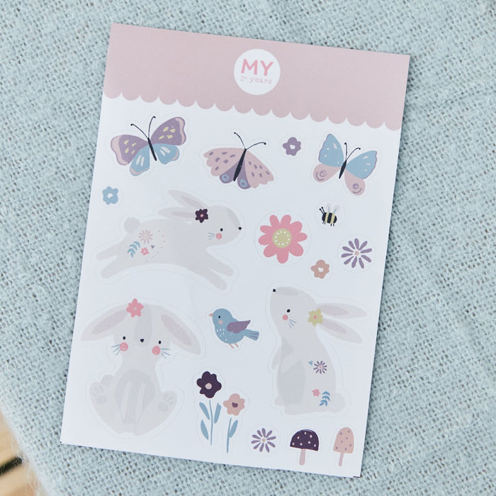 Bunny Guitar Sticker Sheet