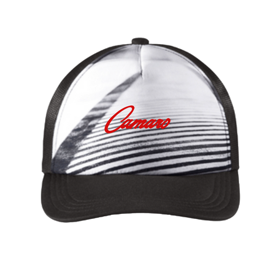 Light Gray Camaro C5 Photo Real Snapback Hat