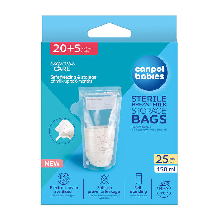 Canpol babies® Breast milk storage bags 150ml 25 pcs