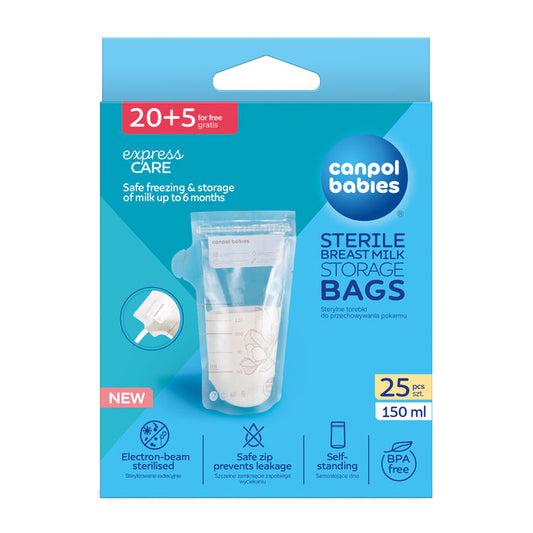 Canpol babies® Breast milk storage bags 150ml 25 pcs