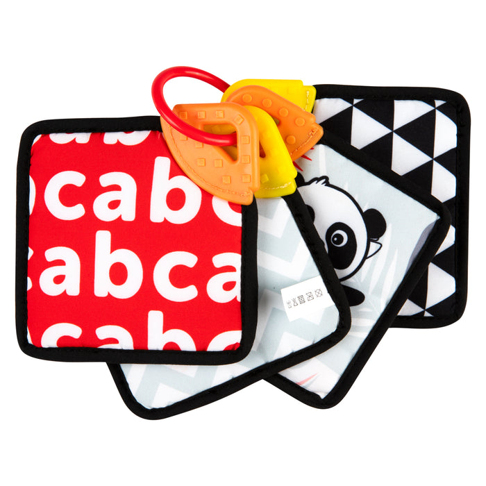 Canpol babies® Soft contrast cards with teether BabiesBoo