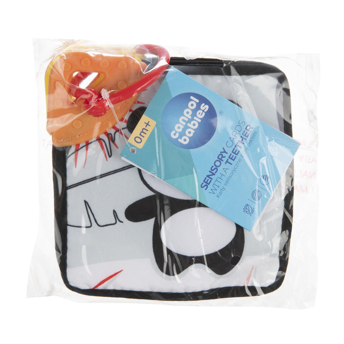 Canpol babies® Soft contrast cards with teether BabiesBoo – slika 5