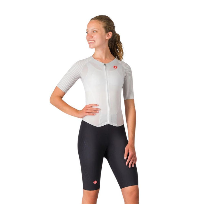 Castelli | San Remo 3 | Trisuit | Short Sleeve | Dames | White / Black