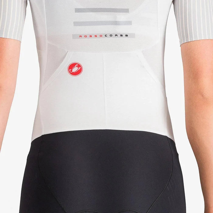 Castelli | San Remo 3 | Trisuit | Short Sleeve | Dames | White / Black