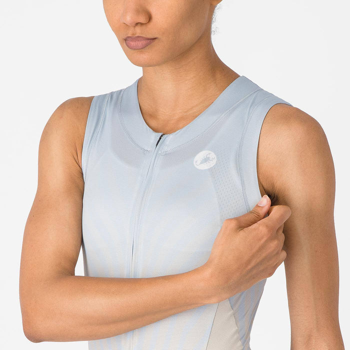 Castelli | San Remo 3 | Trisuit | Sleeveless | Dames | Sky / Silver