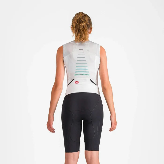 Castelli | San Remo 3 | Trisuit | Sleeveless | Dames | White / Black