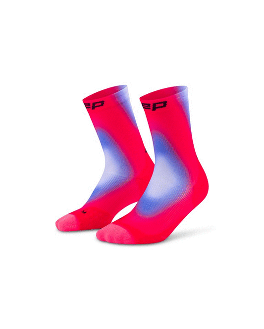 CEP | Core Run Gradient Socks | Mid Cut | Heren | Pink / Blue