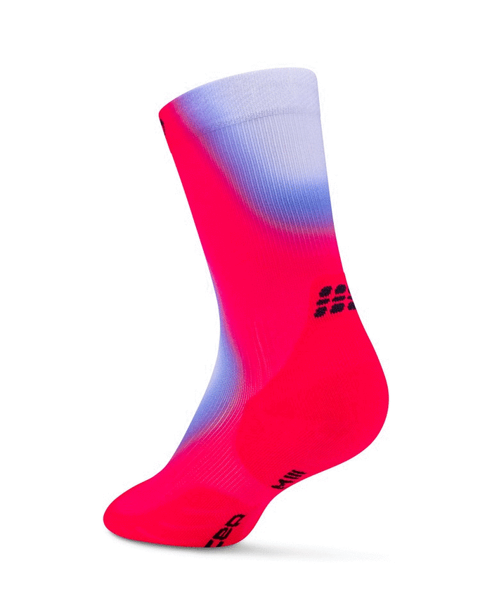 CEP | Core Run Gradient Socks | Mid Cut | Heren | Pink / Blue