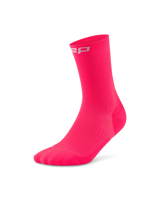 CEP | Run Compression Socks | Mid Cut | Dames | Pink
