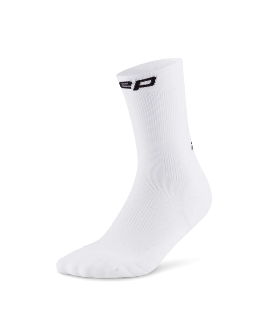 CEP | Run Compression Socks | Mid Cut | Dames | White