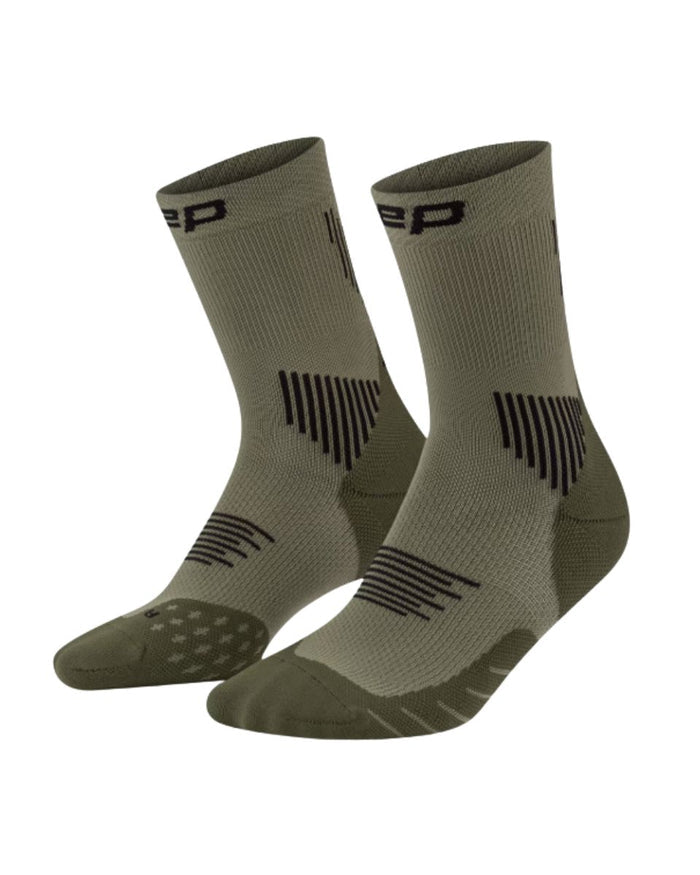 CEP | Run Compression Socks | Mid Cut | Heren | Olive
