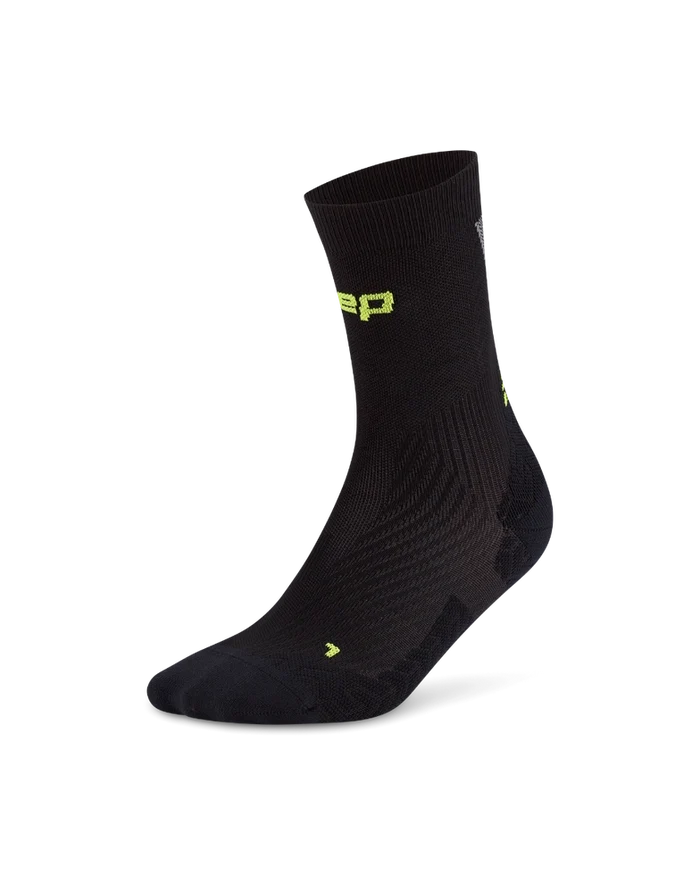 CEP | Run Ultralight Socks | Mid Cut | Dames | Black / Grey