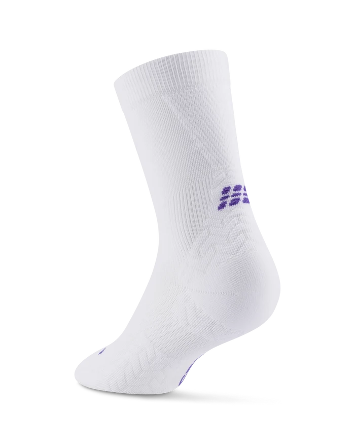CEP | Run Ultralight Socks | Mid Cut | Dames | White