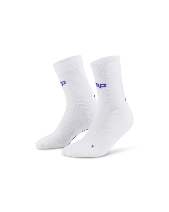 CEP | Run Ultralight Socks | Mid Cut | Dames | White