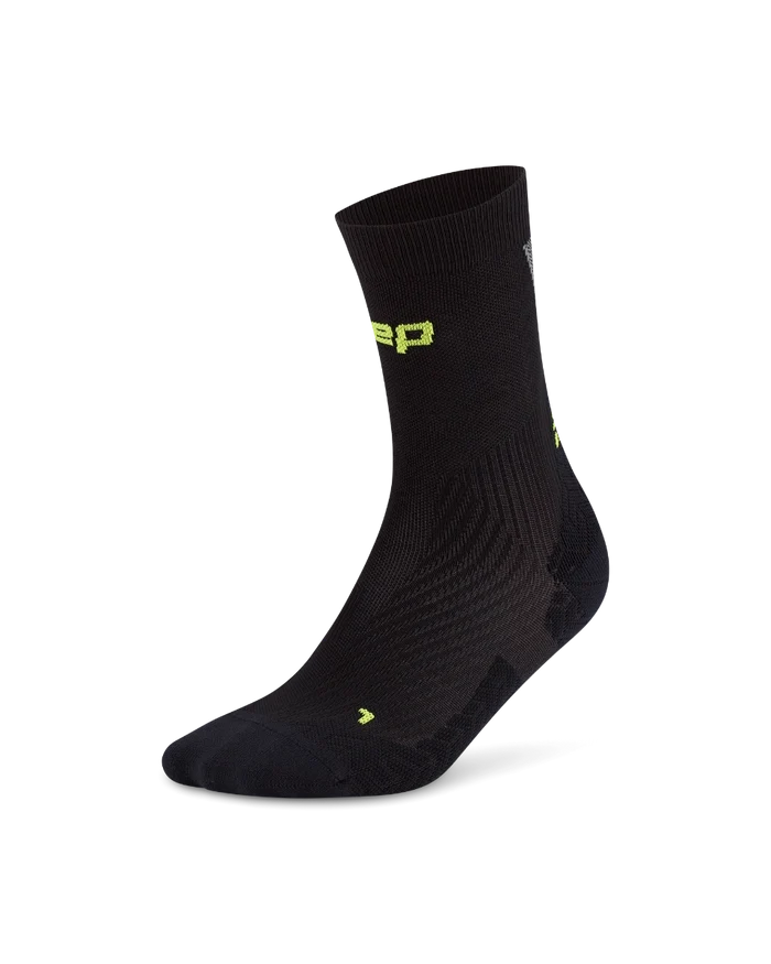 CEP | Run Ultralight Socks | Mid Cut | Heren | Black / Grey