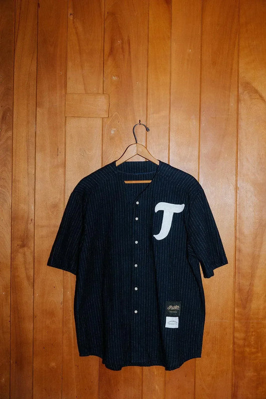 ABC Sandlot Pinstriped Jersey with Custom Chainstitch Richter Goods | Made by us in the U.S.