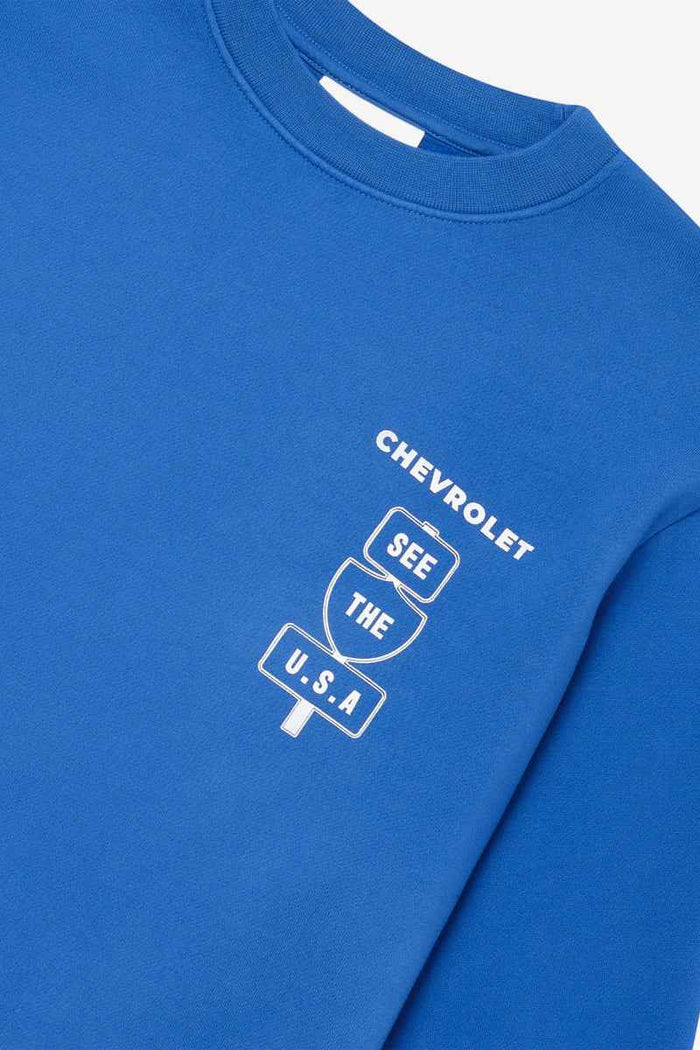 Chevrolet Blue Highway Crewneck - Chevrolet Merchandise