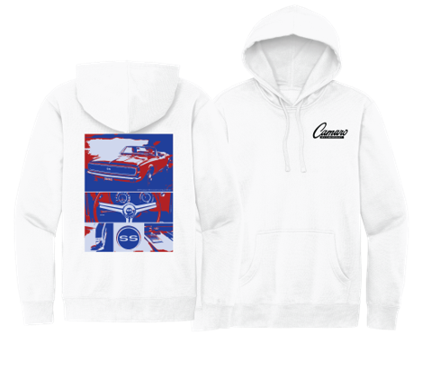 Chevrolet Camaro White Panel Hoodie