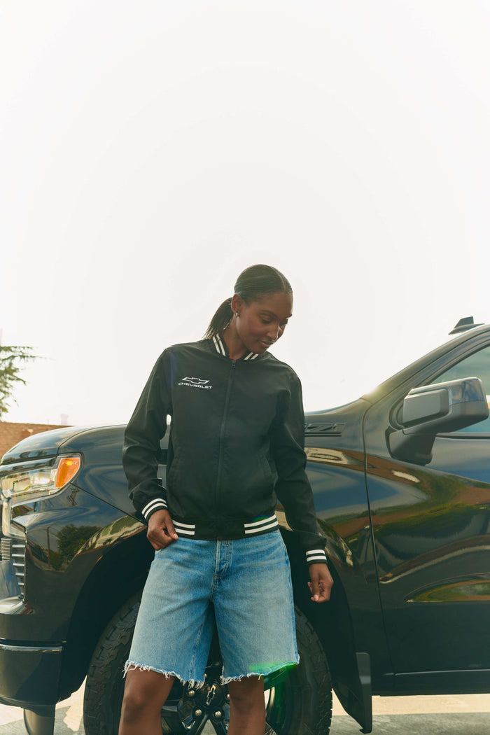 Chevrolet Heartbeat of America Satin Bomber Jacket